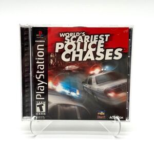 World's Scariest Police Chases PS1 Game PlayStation 1 CIB Manual